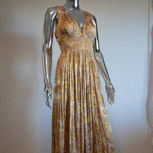 Colorful Dress with Elastic Waist Size 8